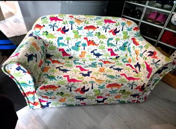 Kids dino sofa