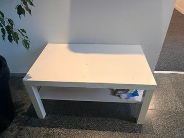 Witte salontafel