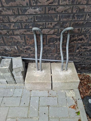 Fietsenstandaard beton 2x