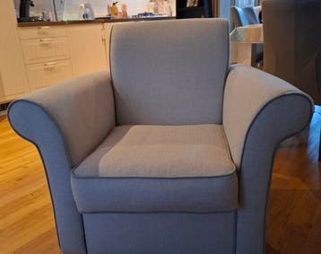 Fauteuil gratis af te halen - beschadigde leuning