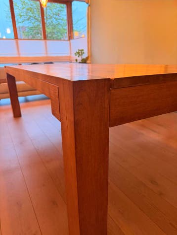 Teakhouten eettafel 250x100 cm - Gratis af te halen