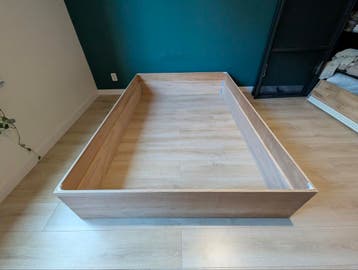 Bedframe 140x200 - Houten bedombouw