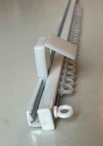 Gordijnrails 510 cm, compleet