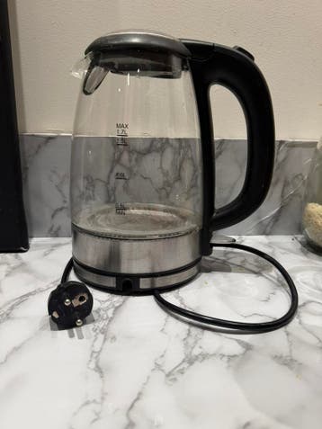 Gratis waterkoker, glas, 1,7L