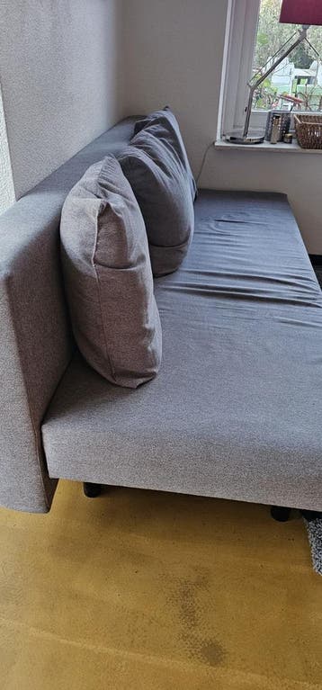 Ikea grijze Slaapbank