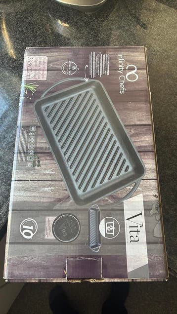 Inductie grill plaat