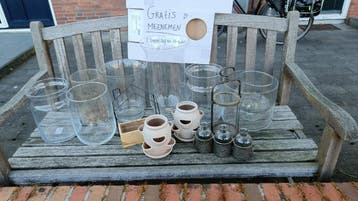 Gratis glazen vazen