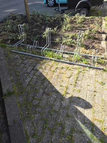 Fietsenrek voor 5 fietsen - Gegalvaniseerd staal