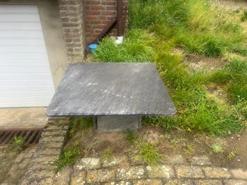 Buiten tafel 90x90 cm, 42 cm hoog