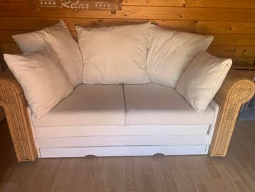 Wit (slaap) bankje