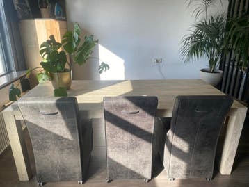 Gratis af te halen: Ruime eettafel (220x100 cm) in Almelo