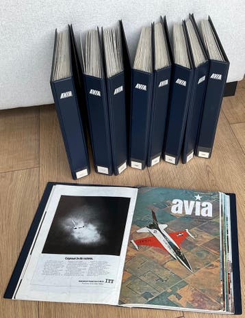 Avia Luchtvaart Tijdschrift Jaargangen 1976-1984