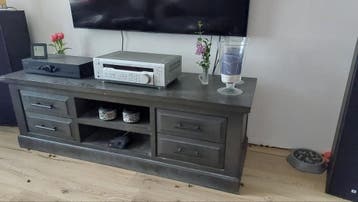 Zwaar TV meubel met lades en open vakken - 150x50x50 CM