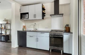 Moderne Keuken met Apparatuur - wit