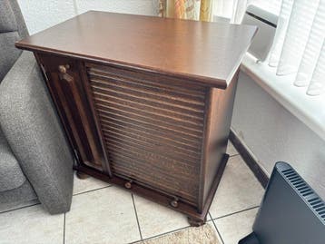 Houten Tv Meubel met Rolluik - 45x82x79 cm