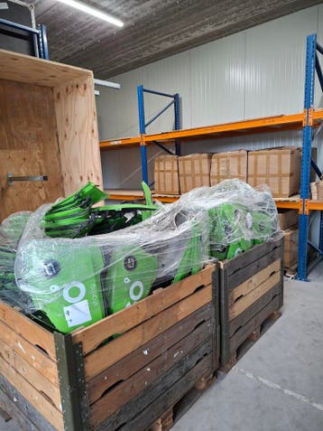 Gebruikte groene zijkappen Vmoto Super Soco CUX