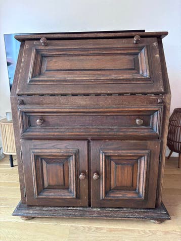 Antiek houten secretaire / bureau