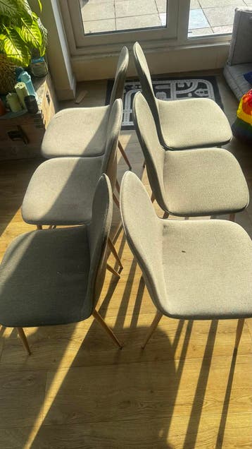 JYSK BISTRUP Eetkamerstoelen - Set van 6