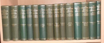 International Critical Commentary OT (zie scans voor titels)