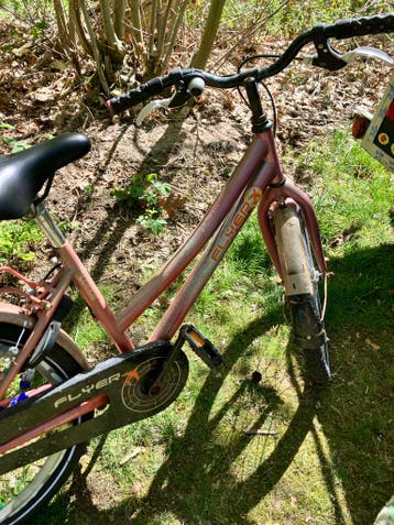 Gratis kinderfiets 125-140cm, gebruikt maar functioneel