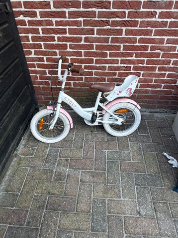 GRATIS Sjoef kinderfiets 16 inch voor 4-6 jaar - band lek
