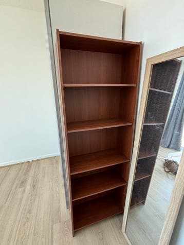 Boekenkastje gratis ophalen - Bruin, met 5 planken