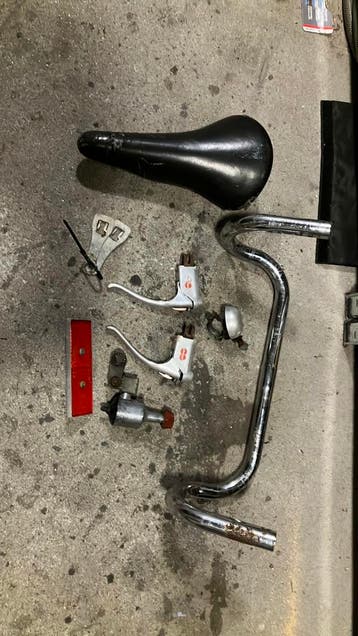Gratis retro gazelle fiets onderdelen