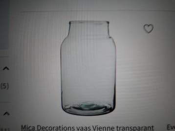 Gratis af te halen  transparante bloemvazen gevraagd