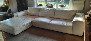GRATIS  witlederen loungebank!