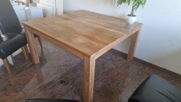 Eettafel Teakhout 140x140x78 cm Gratis ophalen