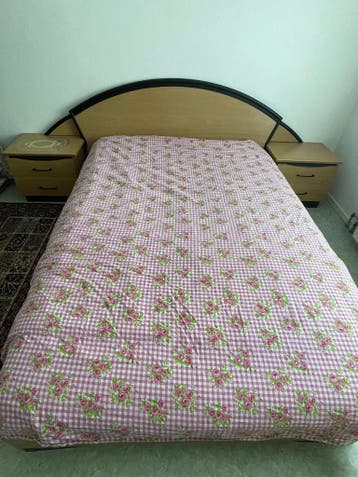 Bed en kast complete slaapkamer