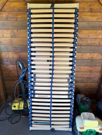 2x Smaragd lattenbodem 200x70cm - Prima staat