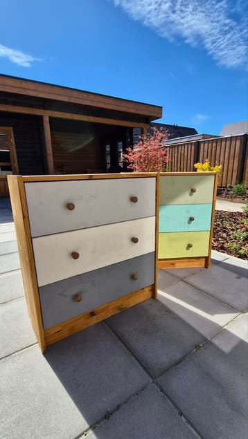 Twee houten IKEA RAST  ladekasten GRATIS  ophalen