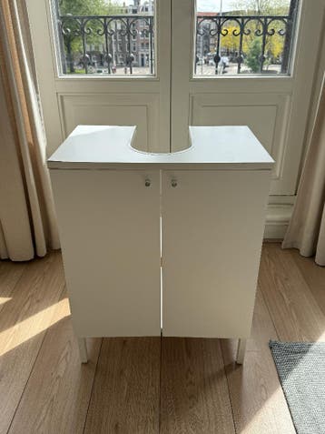 IKEA NYSJÖN Sink Cabinet with 2 Doors – White (50x65 cm)