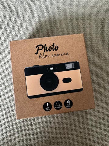 Herbruikbare filmcamera met flits - Nieuw in doos
