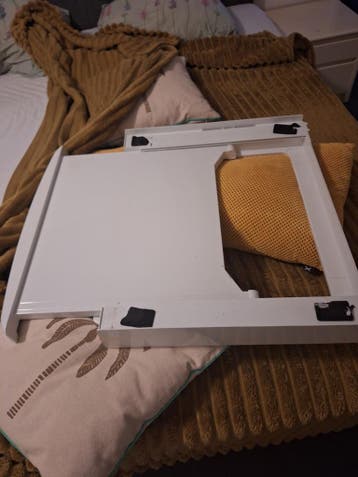 Tussenstuk wasmachine 80x80cm /droger met uitschuiflade
