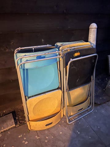 gratis 10 ikea Nick klapstoelen