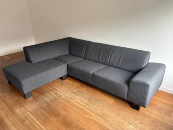 Grijze hoekbank - Comfortabel en modern