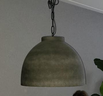 Gratis lamp betonlook