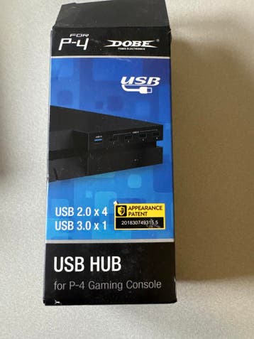 Gratis USB Hub voor PlayStation 4 - 4x USB 2.0, 1x USB 3.0