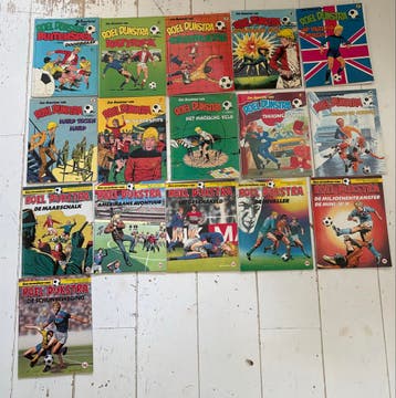 Roel Dijkstra stripboeken 1 t/m 16 (nr 5 blz los)