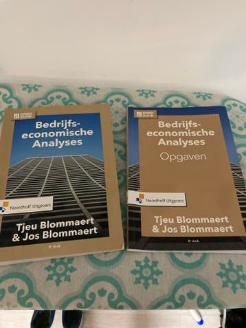 Bedrijfseconomische Analyses & Opgaven 8e druk