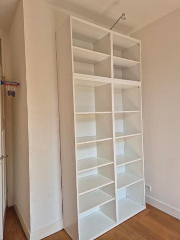 Ikea kast 2 delen - 120x40x193 cm en 120x40x45 cm