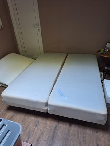 2x Bedbodems 80x200cm met gratis topper