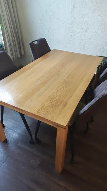 Houten tafel