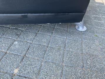 Zwarte driezitsbank - Comfortabel en stijlvol