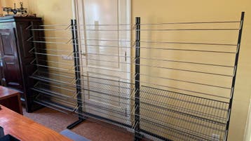 4m schienenrek. Gratis