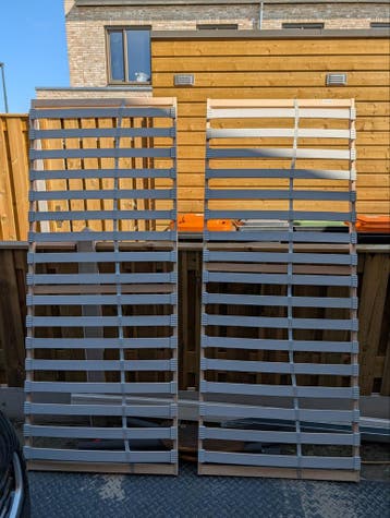 Lattenbodems 2x 80cm breed - Gratis af te halen