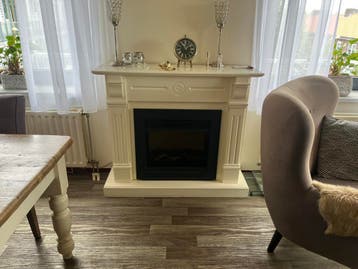 Gratis schouw met elektrische haard