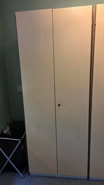 2 kledingkasten, 201x80x60 cm, ook los op te halen